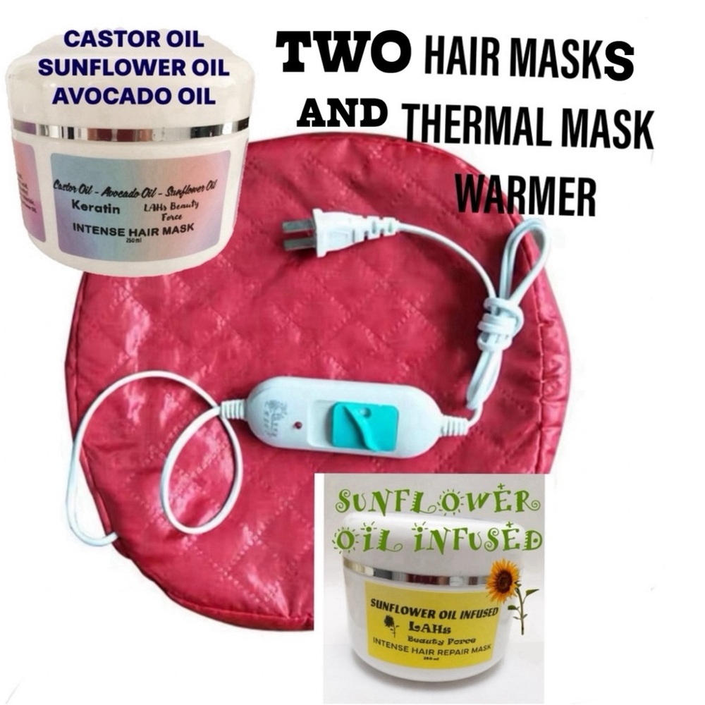 2 Hair Mask and Warmer TRIO